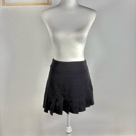 y2k vintage guess asymmetrical grommet mini skirt - Picture 1 of 5